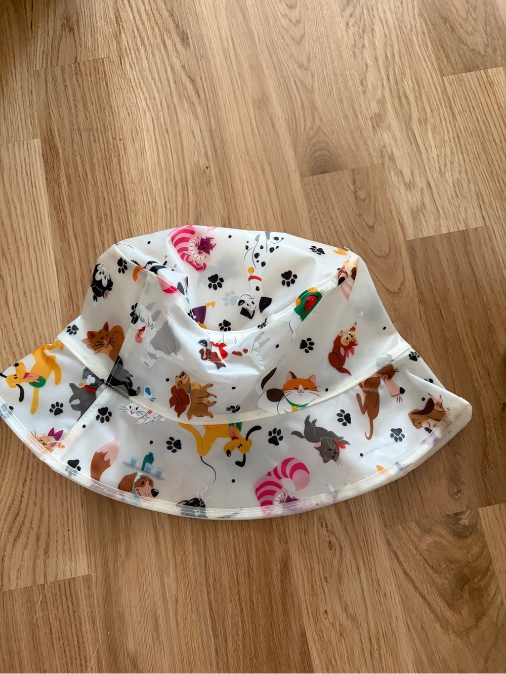 Disney Rain Bucket Hat with Disney Pets